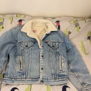 Old vintage Levi’s Jean lined jacket